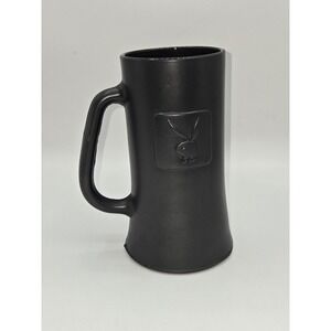 Playboy Club‎ 1970s Black Raised Bunny Beer Stein